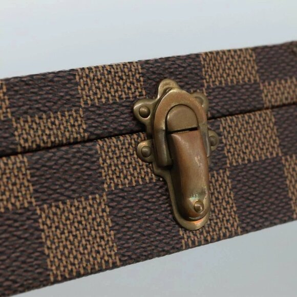 LOUIS VUITTON Damier Ebene Watch case Accessory Case LV - Picture 7 of 15